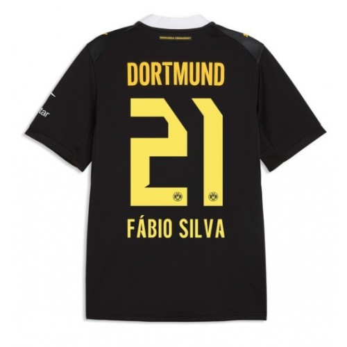 Borussia Dortmund Fabio Silva #21 Vieraspaita 2026-27 Lyhythihainen